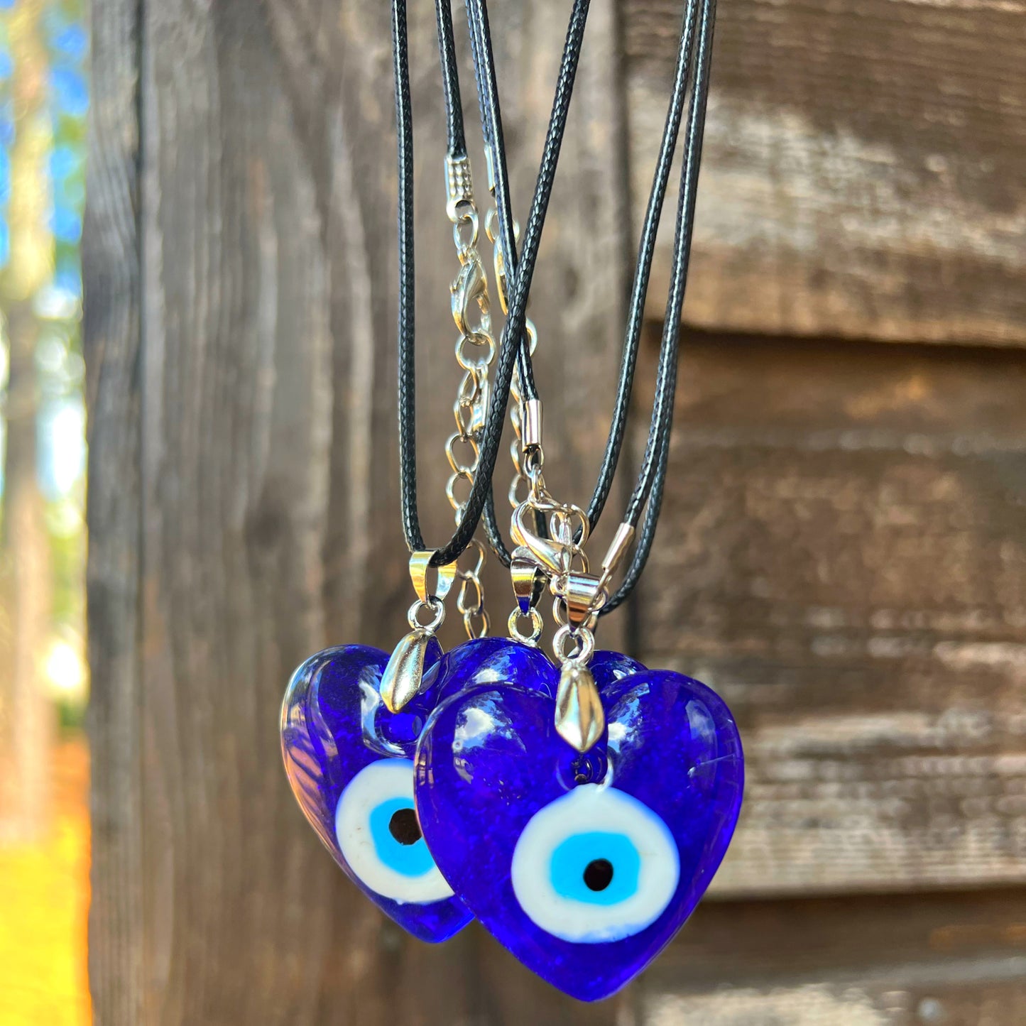 Heart Evil Eye Necklace