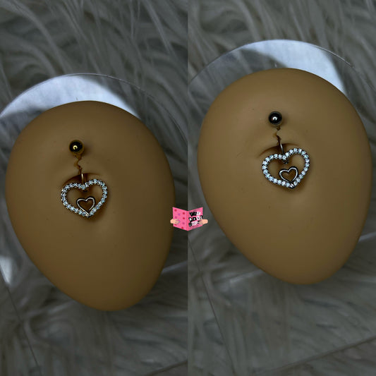 “Love Me ” Belly Ring