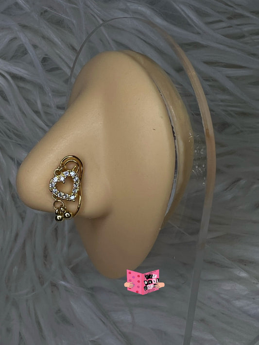 “Heart Chakra “ Nose Cuff