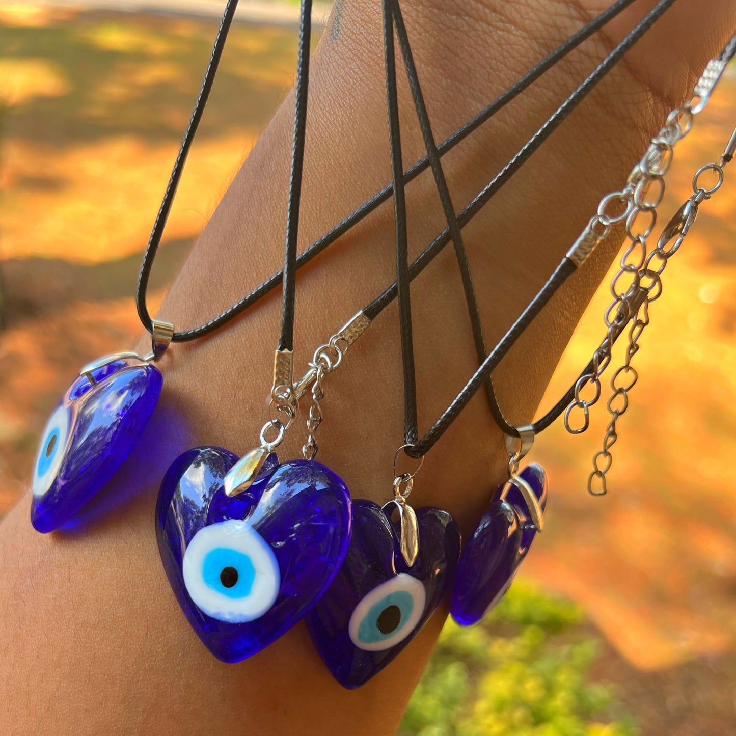 Heart Evil Eye Necklace